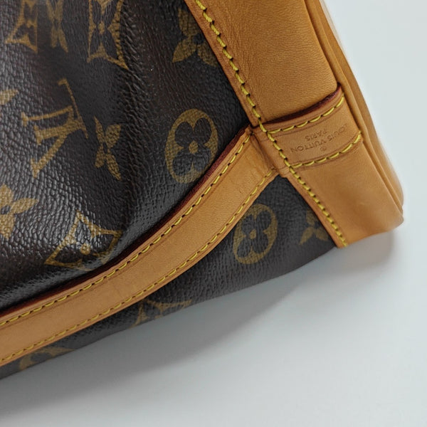 NOÉ BB Monogram Coated Canvas Brown