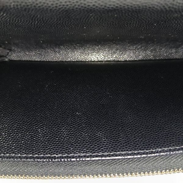 Quilted Grained Calfskin Black