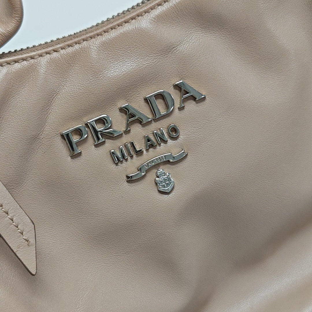 Calfskin Top Handle Bag Pink