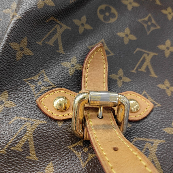 PALERMO GM Monogram Coated Canvas Brown