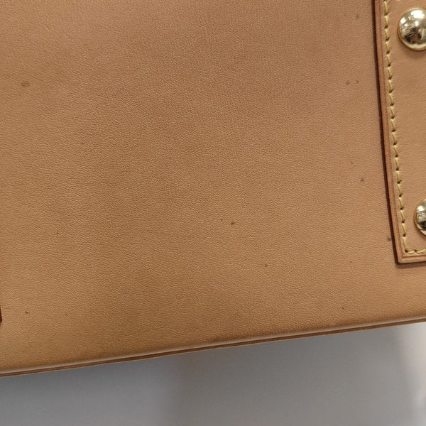 ALMA BB Monogram Coated Canvas Brown