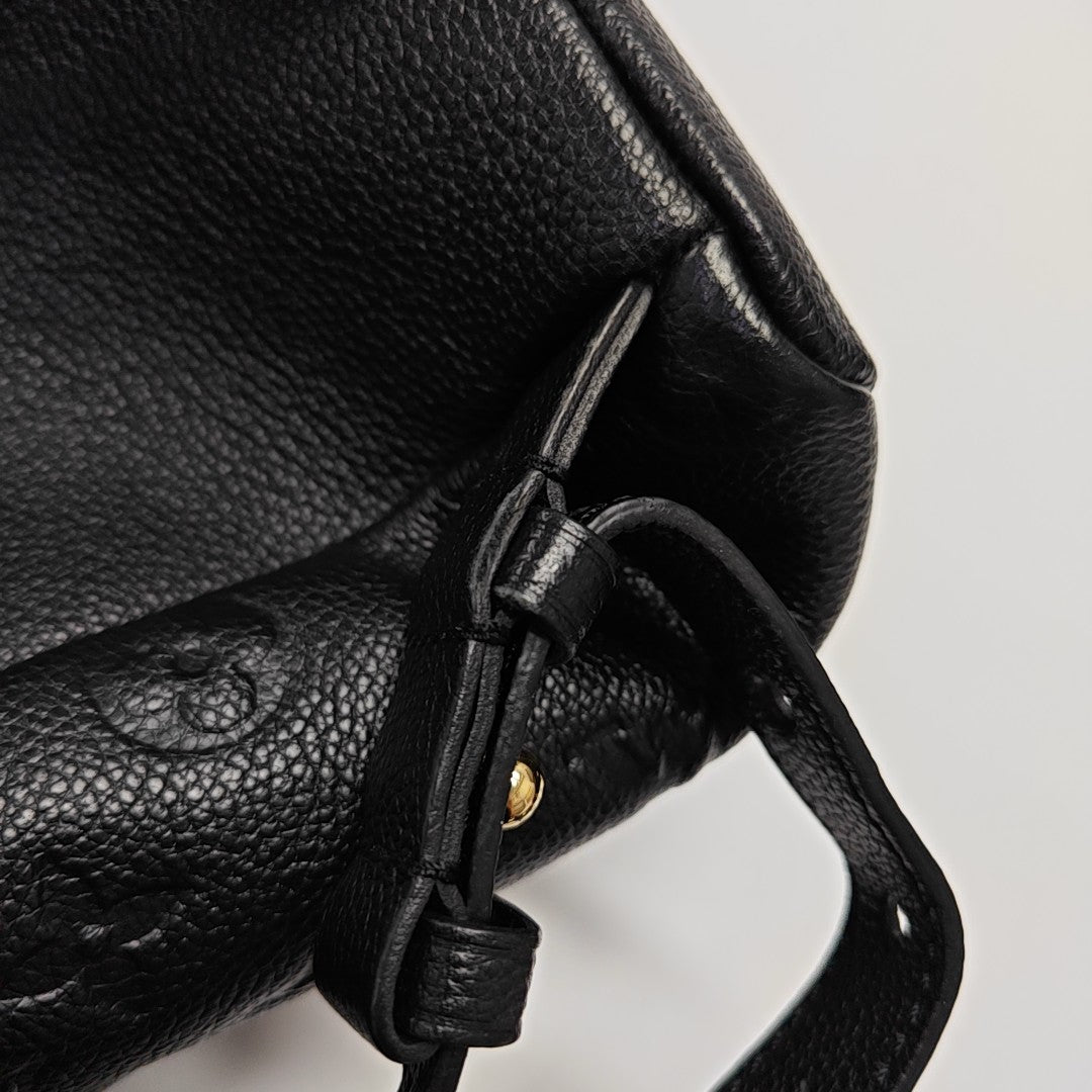 SORBONNE Monogram Calfskin Black