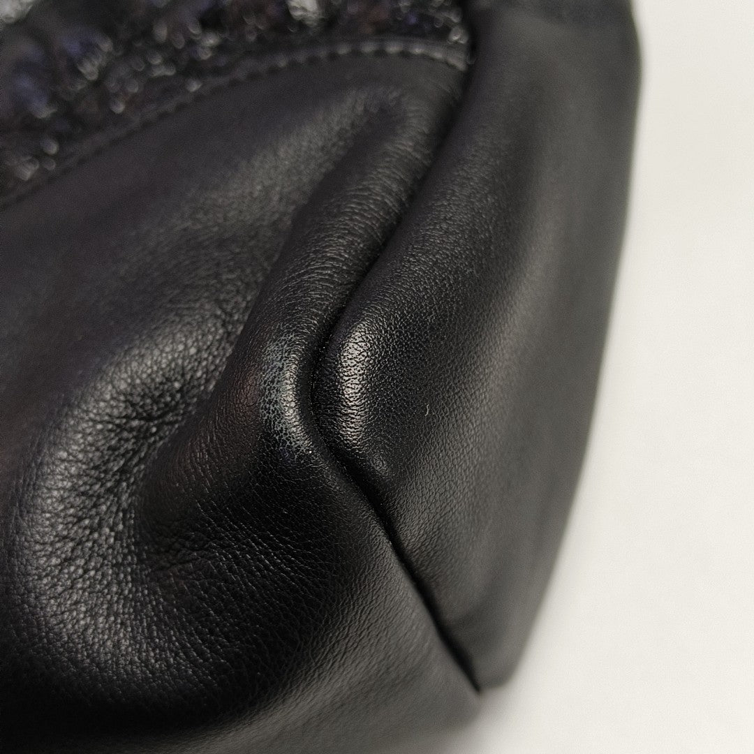 CHANEL 31 Large Quilted Vintage Calf Black