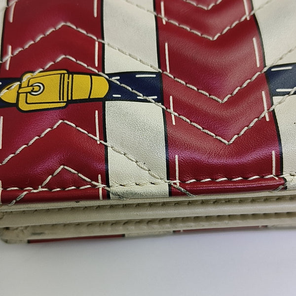 GG Marmont Mini Calfskin Multicolor Wallet