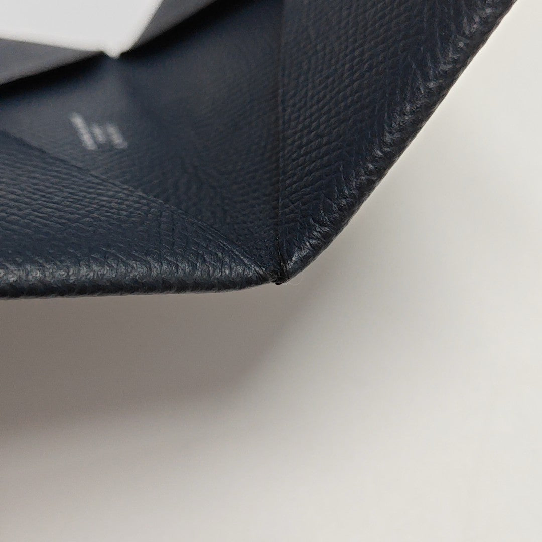Calvi Epsom Blue Card Holder