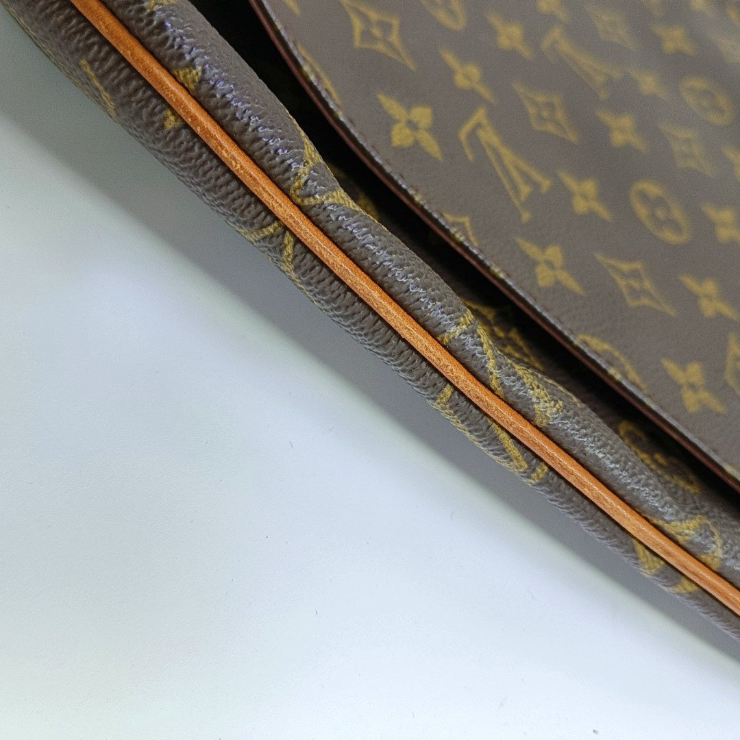 MUSETTE TANGO Monogram Coated Canvas Brown