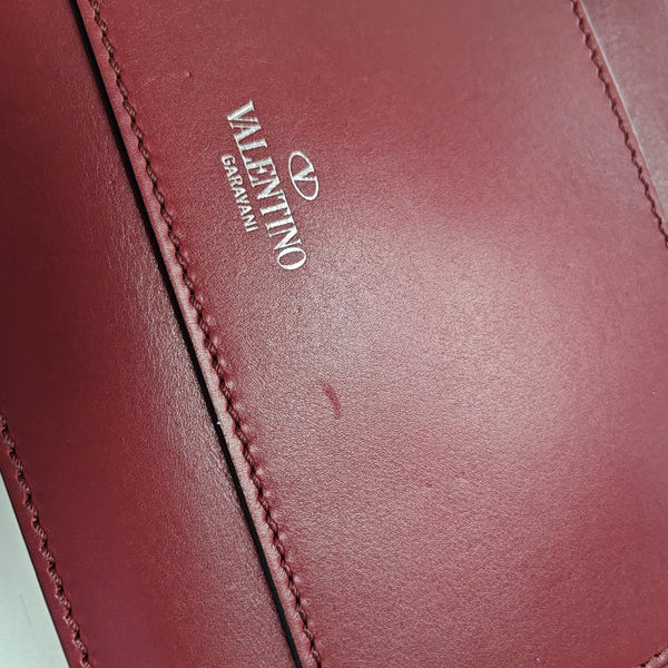 Calfskin Clutch Red