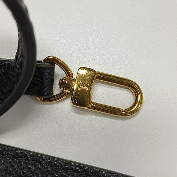 SAC PLAT Mini Monogram Calfskin Black