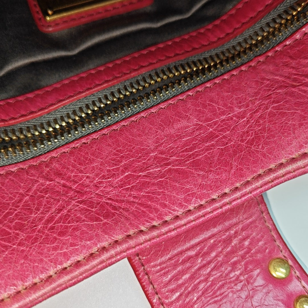 Miu Coffer Calfskin Red