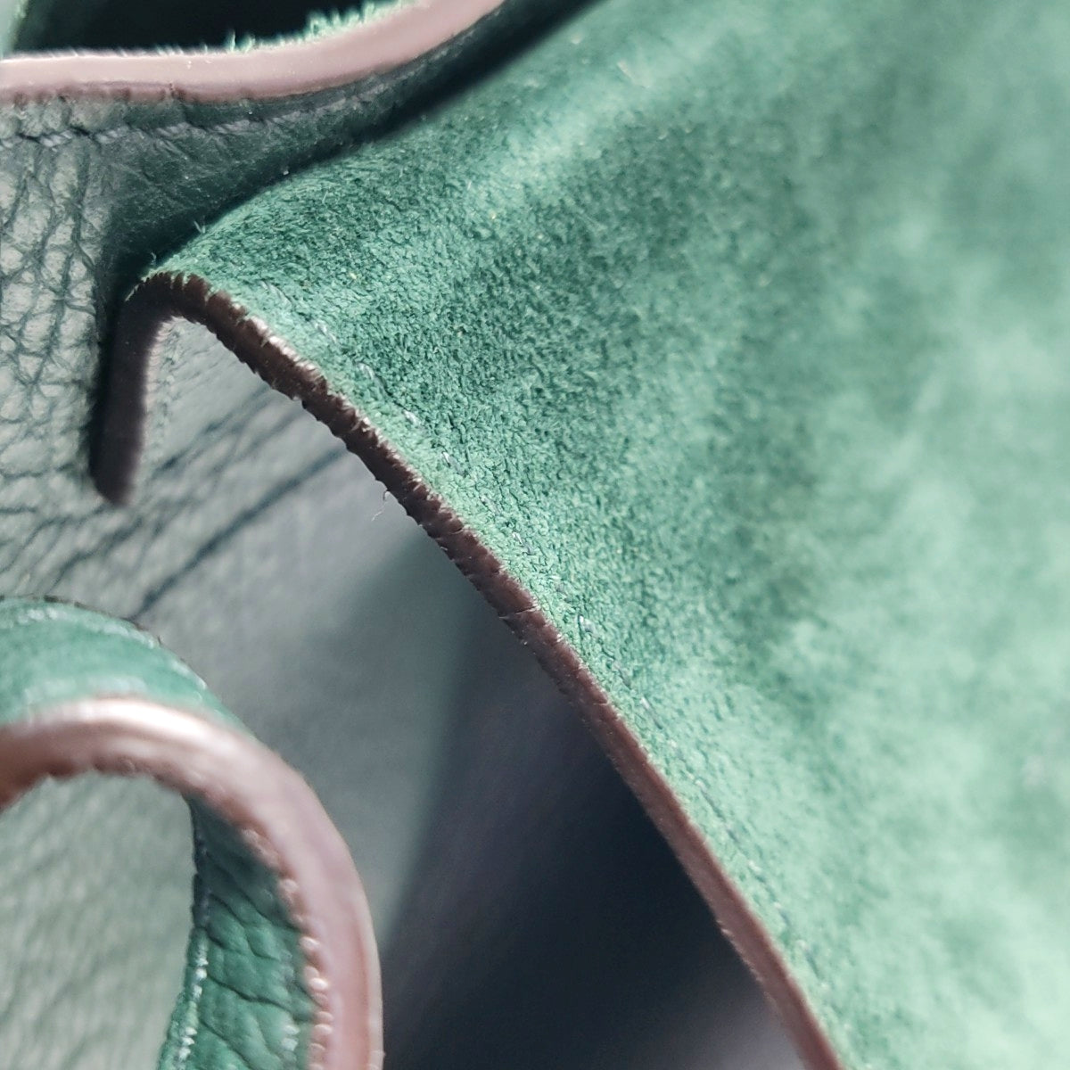 BIG BAG Small Calfskin Green