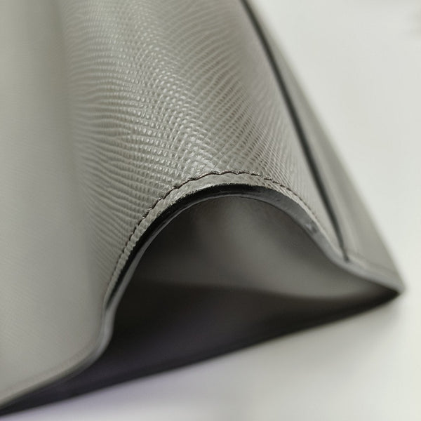 Monochrome Saffiano Calfskin Gray