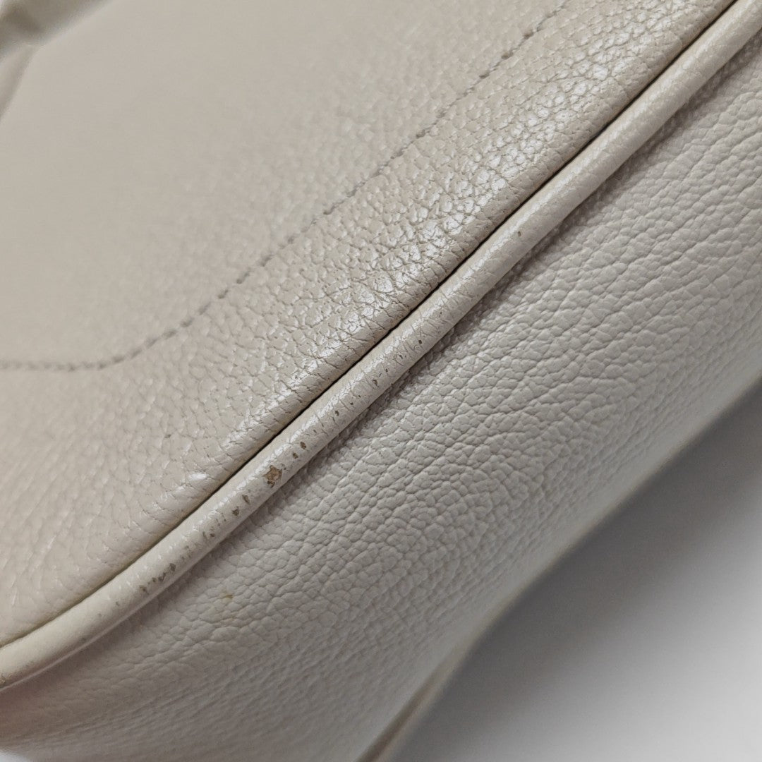 Aphrodite Small Calfskin White