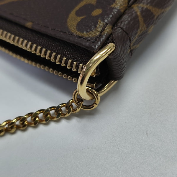 ACCESSOIRES MM Monogram Coated Canvas Brown