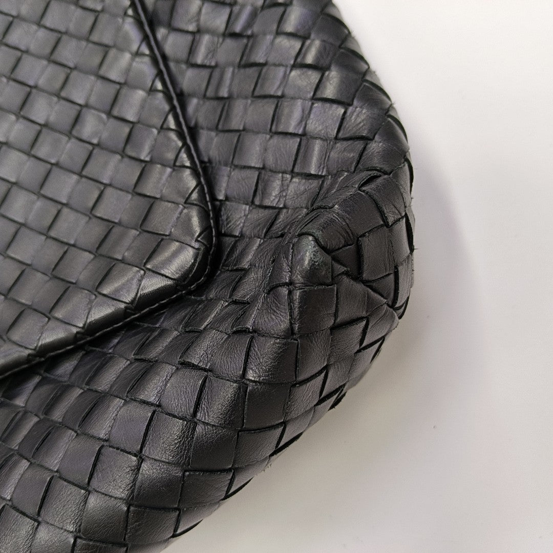 Calfskin Shoulder Bag Black