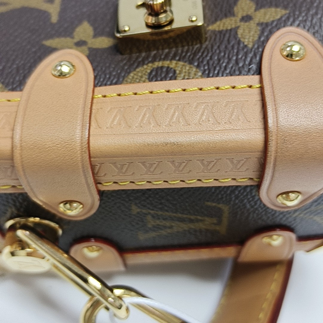 SIDE TRUNK PM Monogram Coated Canvas Brown