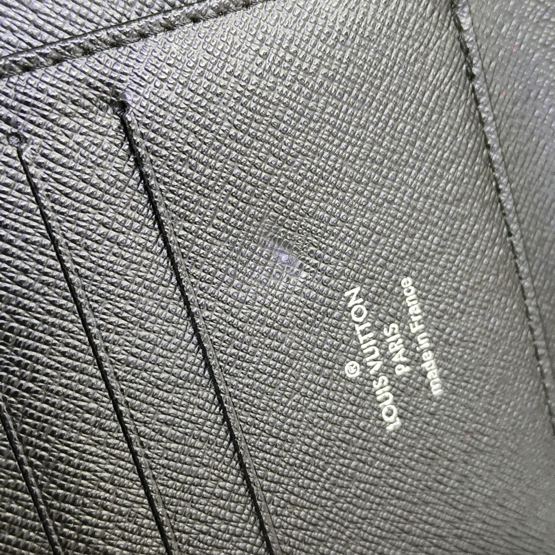 Damier Graphite Coated Canvas Clutch Gray