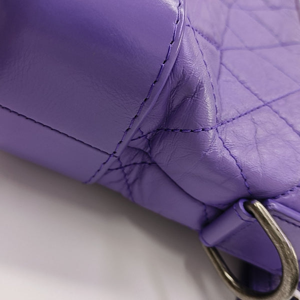 GABRIELLE Small Quilted Calfskin Purple