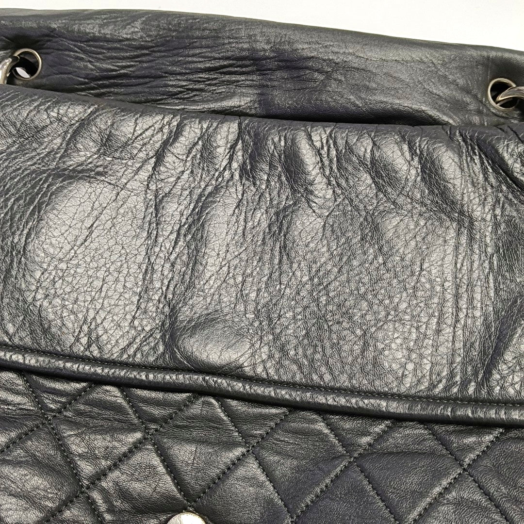 Quilted Lambskin Gray