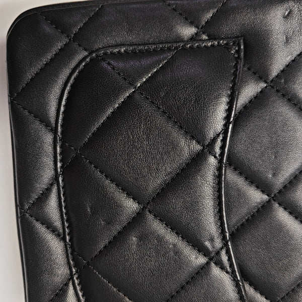 Mini Quilted Lambskin Black