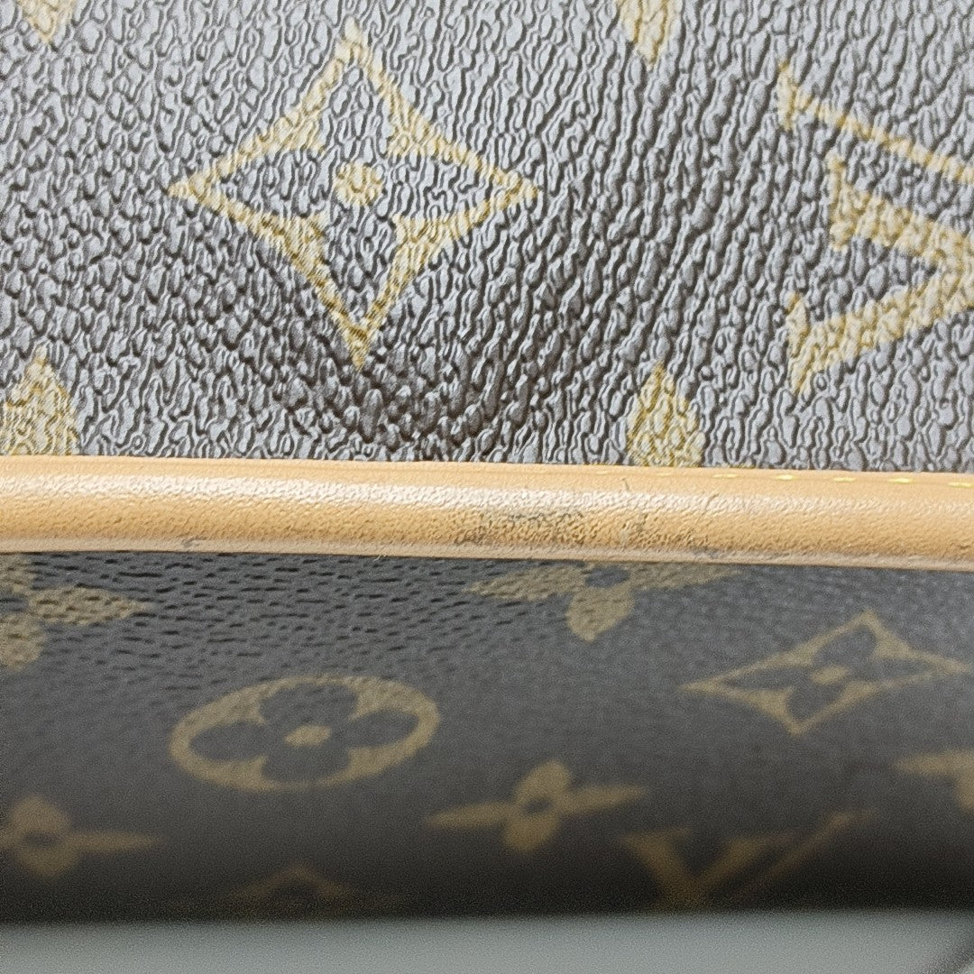 DIANE Nano Monogram Coated Canvas Brown