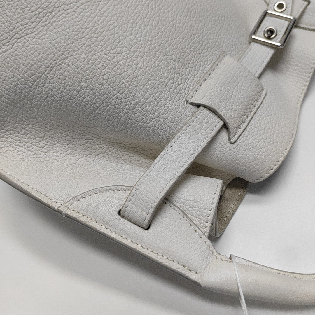 BIG BAG Nano Calfskin White