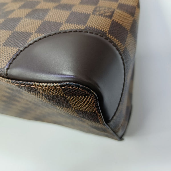 HAMPSTEAD MM Damier Ebene Coated Canvas Brown