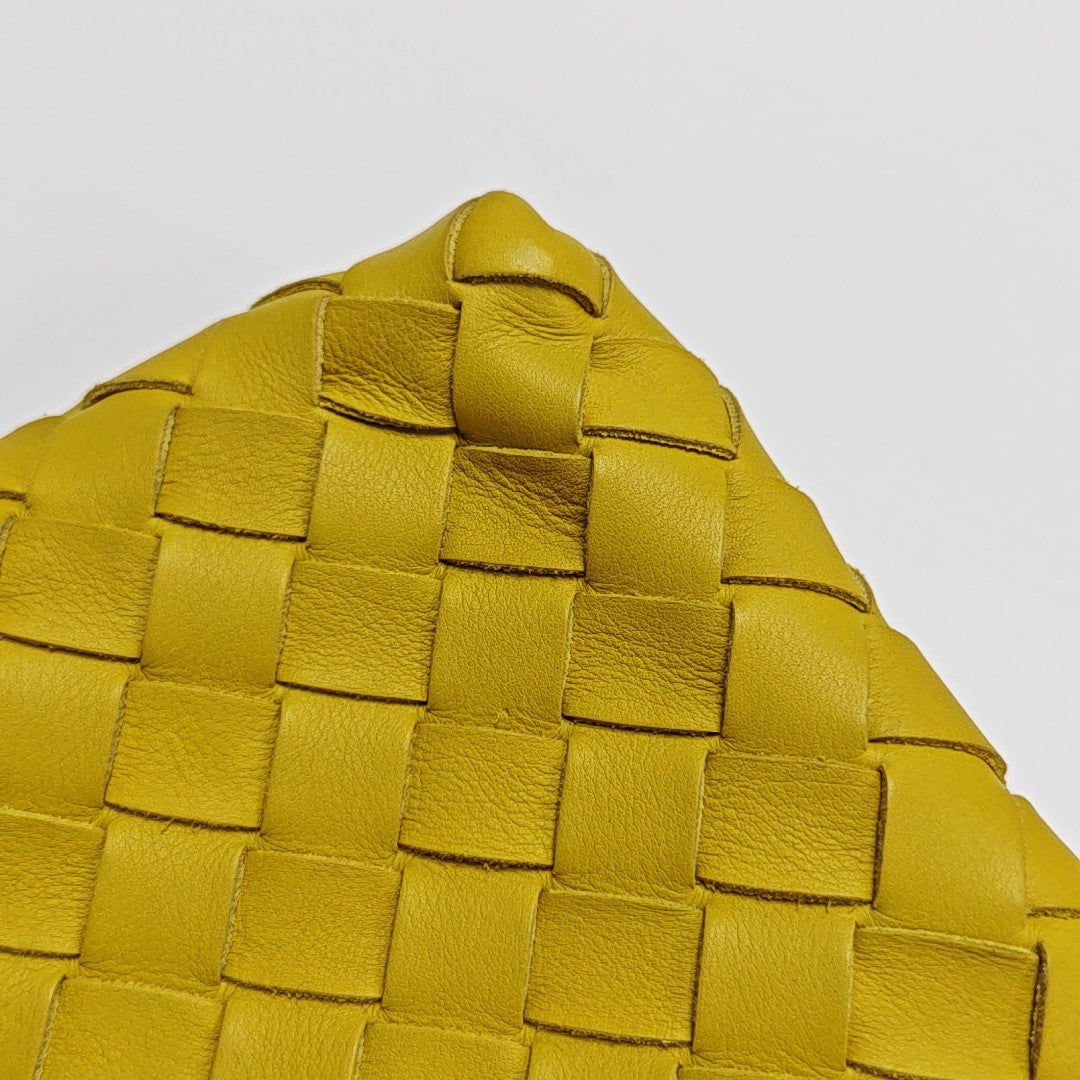 Calfskin Clutch Yellow