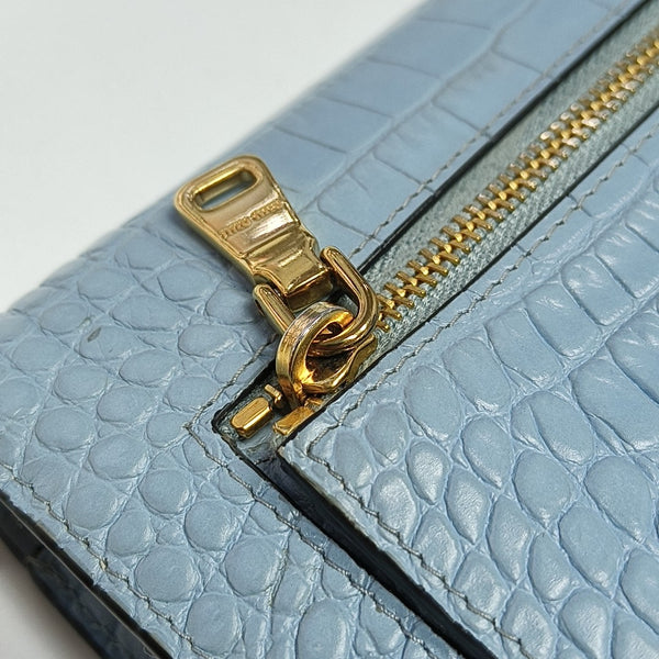 Calfskin Shoulder Bag Blue