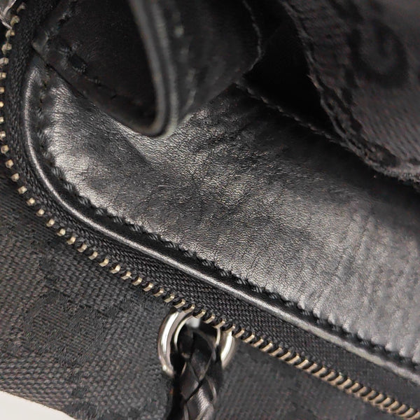Monogram Canvas Tote Bag Black