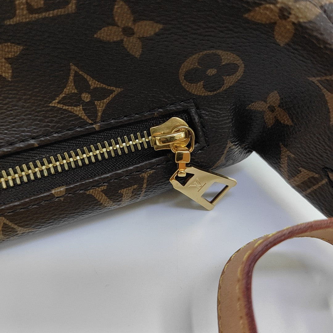 BUMBAG Monogram Coated Canvas Brown