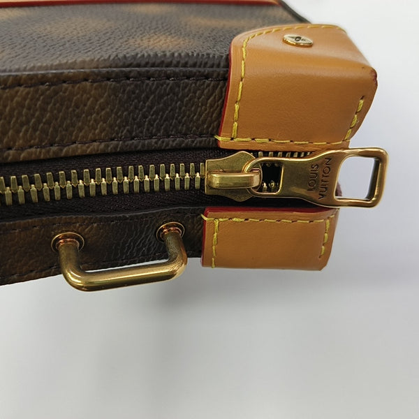 SOFT TRUNK Coated Canvas Brown