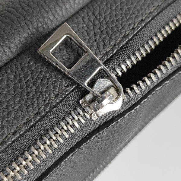 Calfskin Shoulder Bag Extra Small Gray