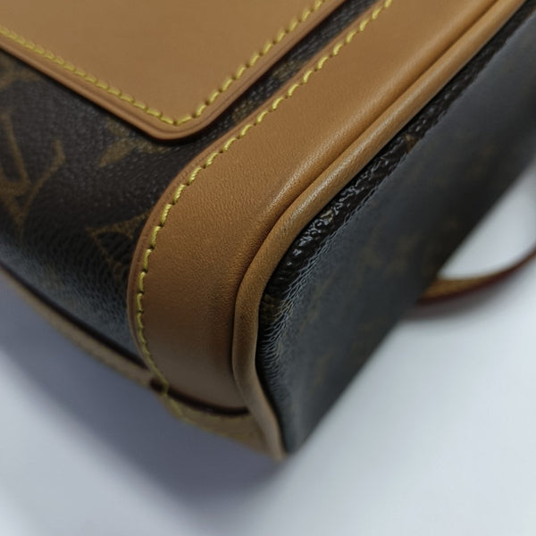 MILK BOX Monogram Coated Canvas Brown