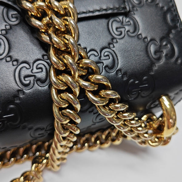 Padlock Small Monogram Calfskin Black