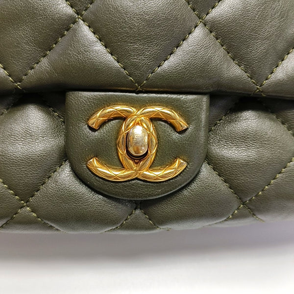 Quilted Lambskin Green