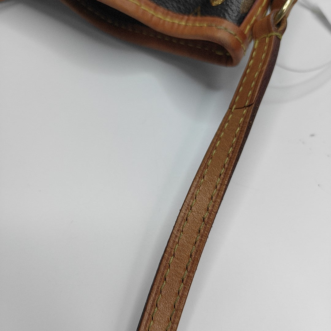 NÉONOÉ Nano Monogram Coated Canvas Brown