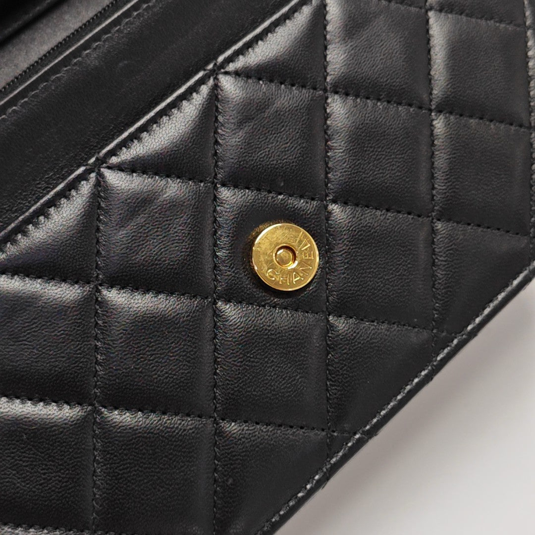 WOC Mini Lambskin Black
