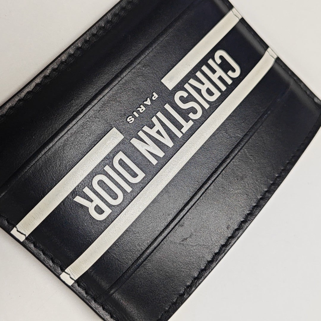 Calfskin Card Holder Blue