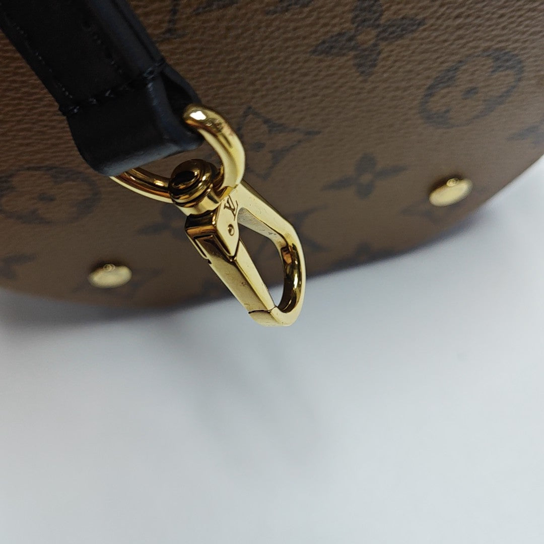 CANNES PM Monogram Coated Canvas Brown
