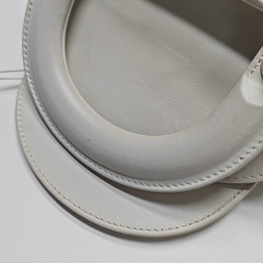Lady Dior Mini Cannage Lambskin White