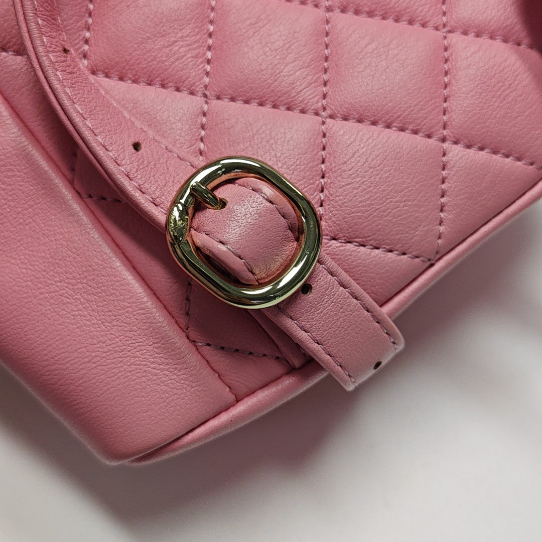 DUMA Quilted Calfskin Pink