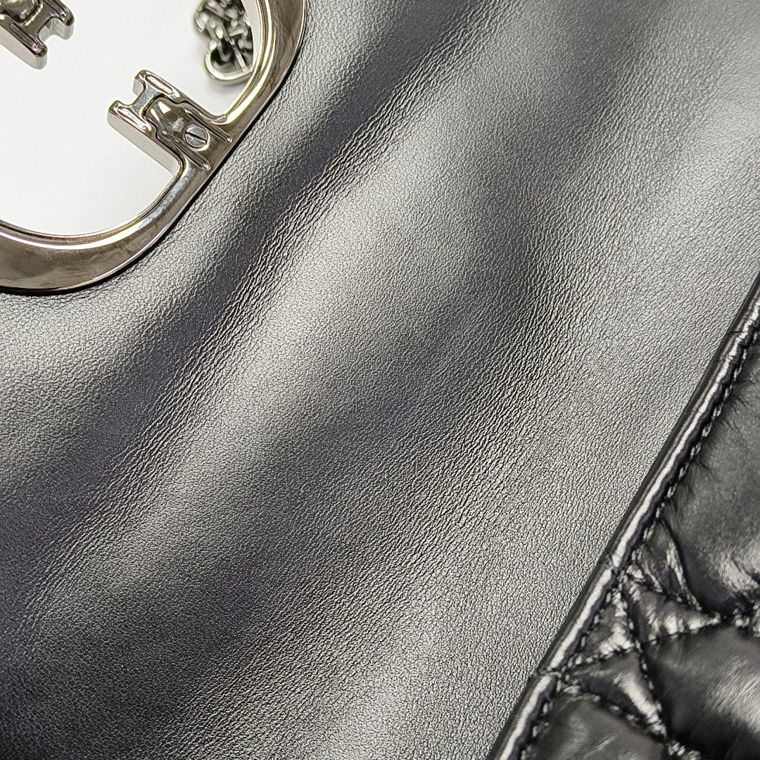 Dior Caro Small Cannage Calfskin Black