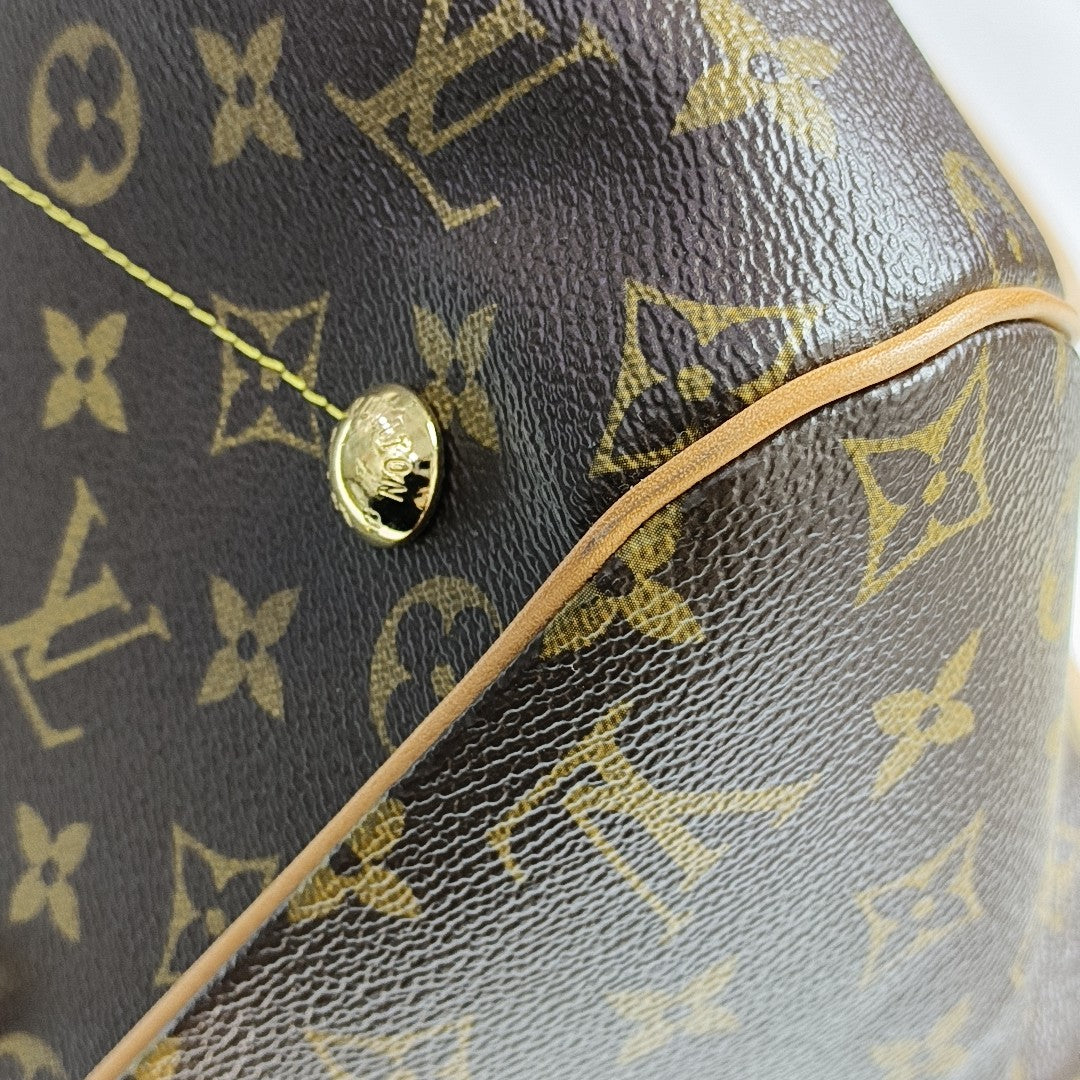 TIVOLI GM Monogram Coated Canvas Brown