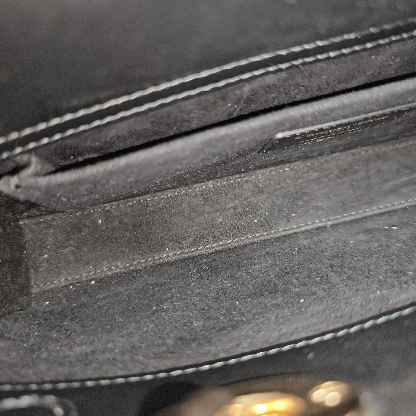 Lady D-Joy Medium Calfskin Black
