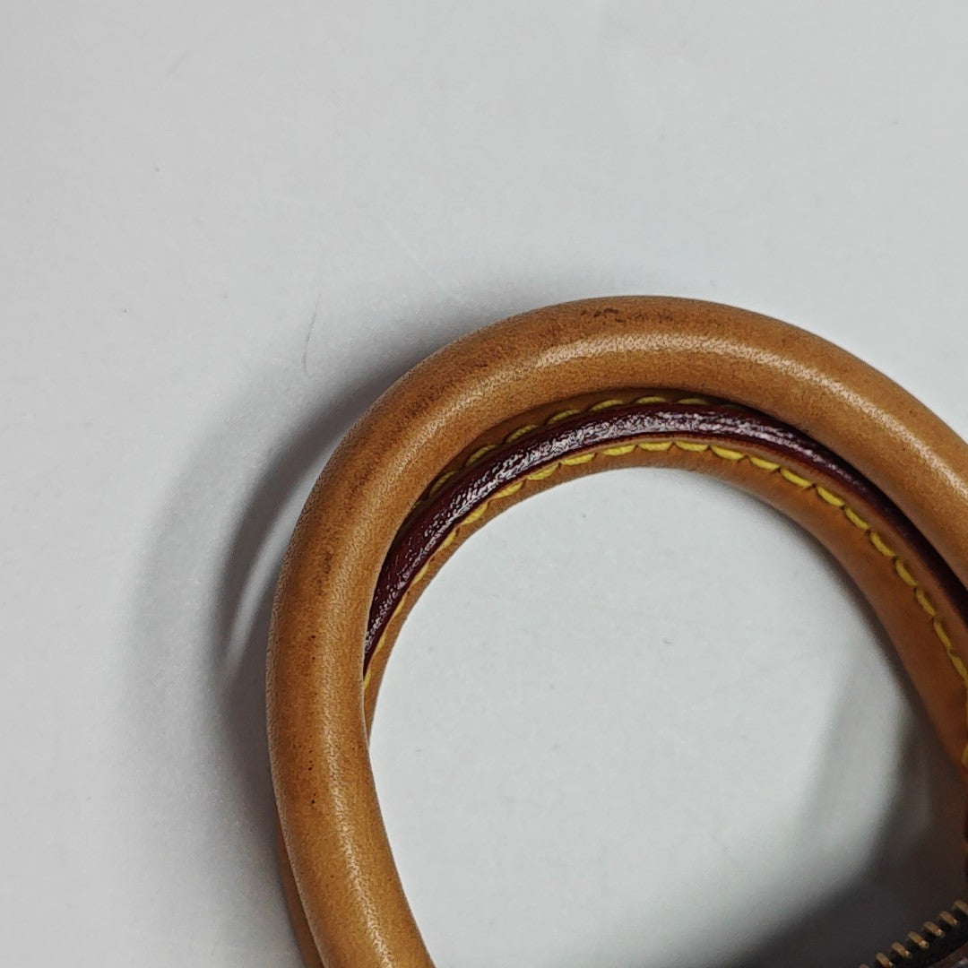 SPEEDY Nano Monogram Coated Canvas Brown