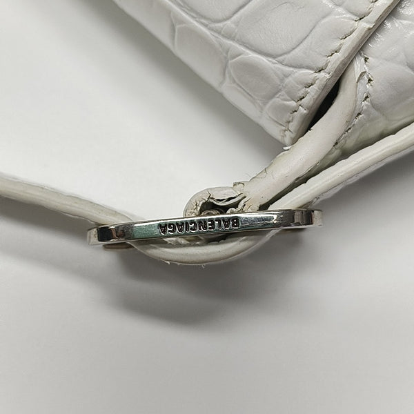 Calfskin Top Handle Bag White