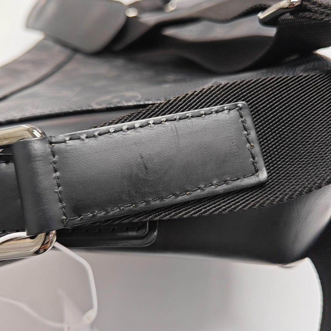 VOYAGER PM Monogram Coated Canvas Black