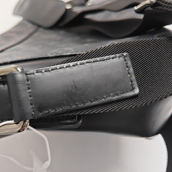 VOYAGER PM Monogram Coated Canvas Black