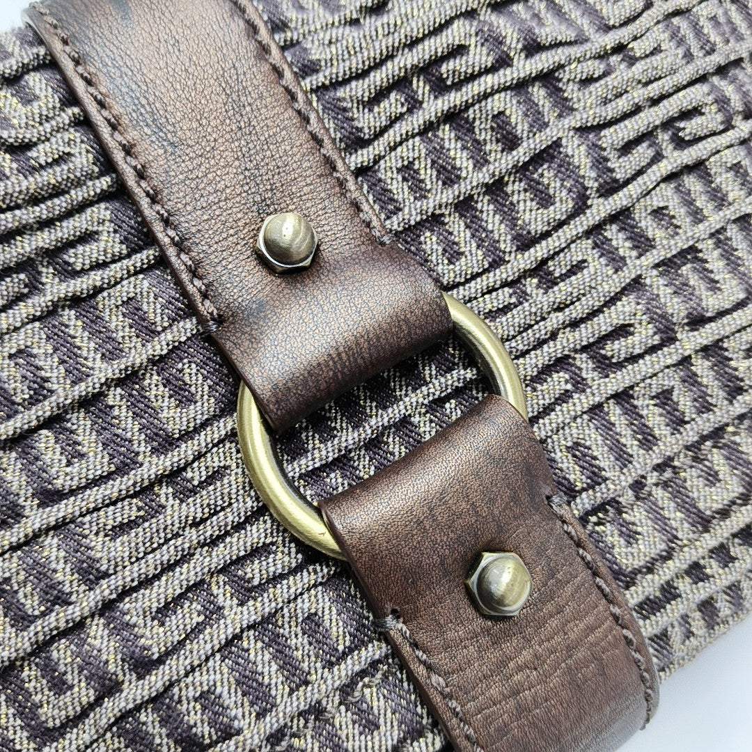 Canvas Shoulder Bag Brown