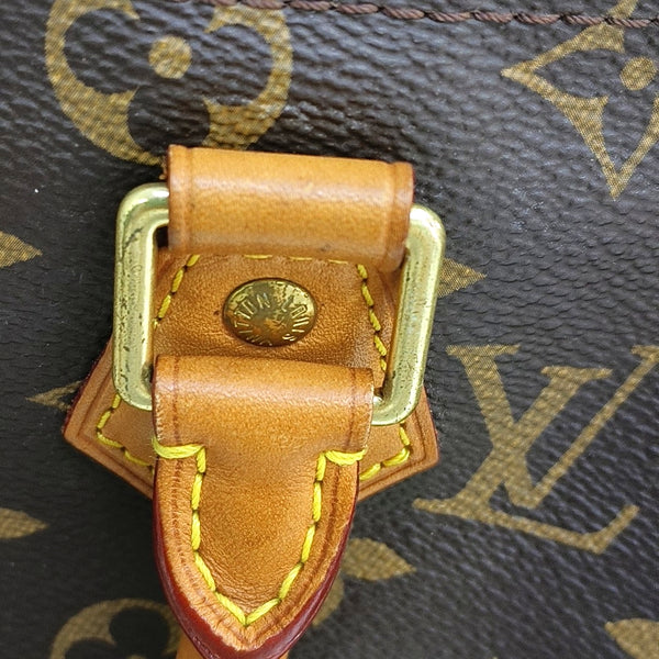 SPEEDY 25 Monogram Coated Canvas Brown